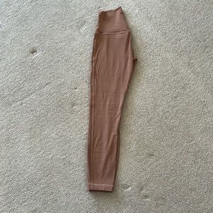 Lululemon leggings~ double lined because of nude color